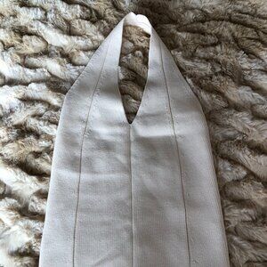 Zara Cream Sweater Halter Top Size S NWT